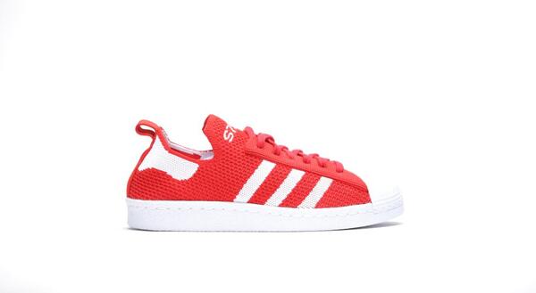 Adidas originals superstar store 80s women red